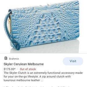 NWOT BRAHMIN SKYLER CLUTCH/WALLET/WRISTLET